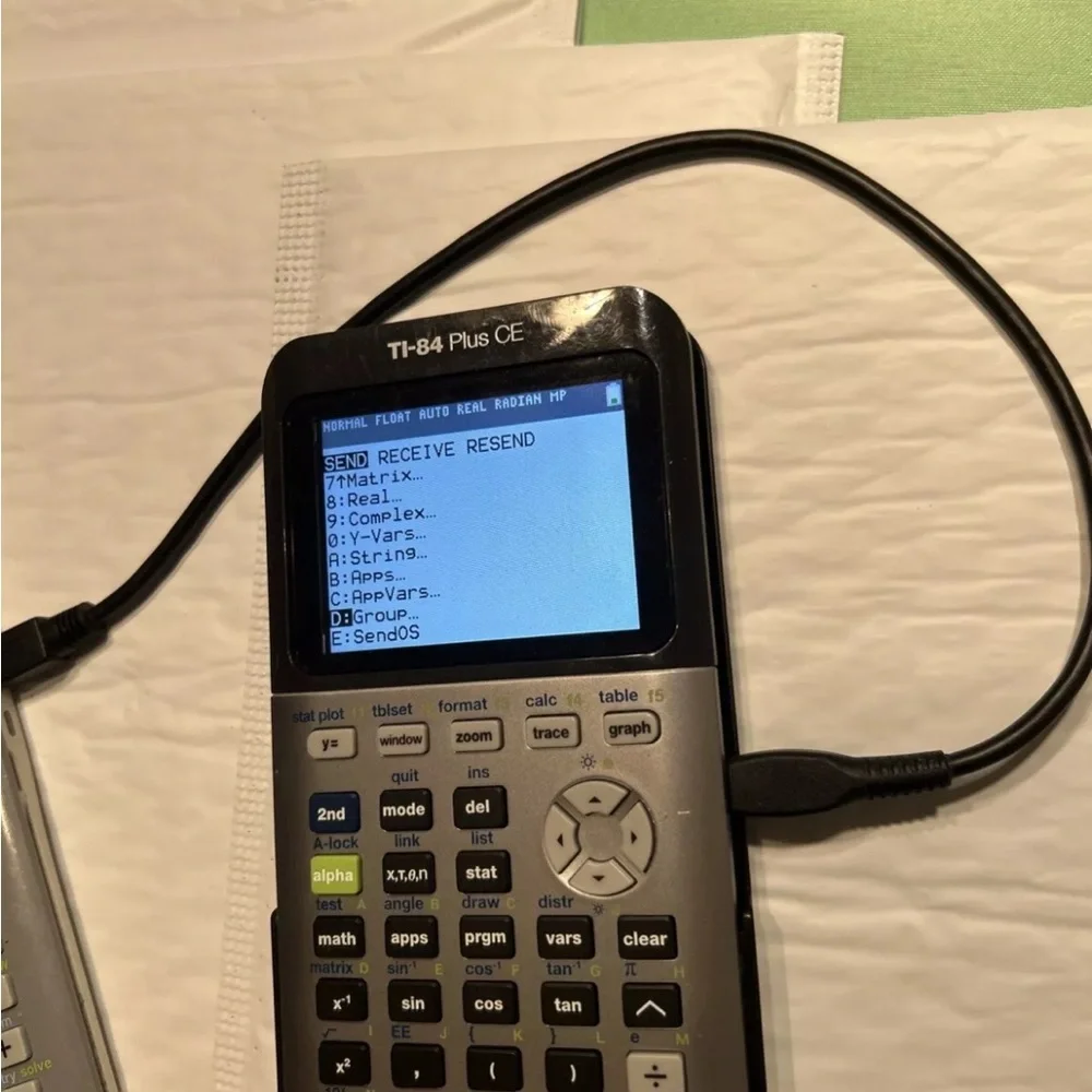 Texas Instrument TI 84 Plus CE Ti Nspire CX II CAS Graphing Calculator DataCable